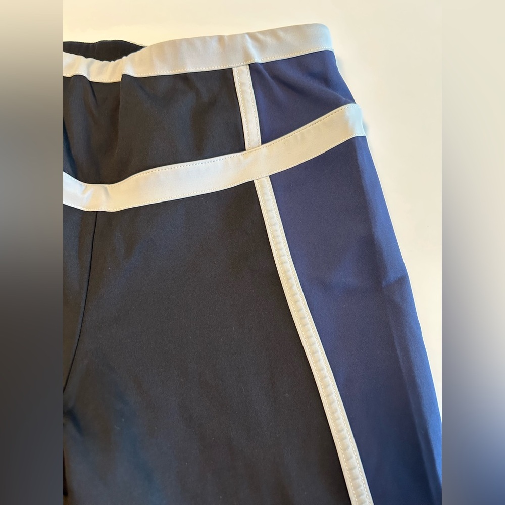 Ernest Leoty - Corset high-rise leggings, Black, Navy, White, Sz S - Picture 3 of 12